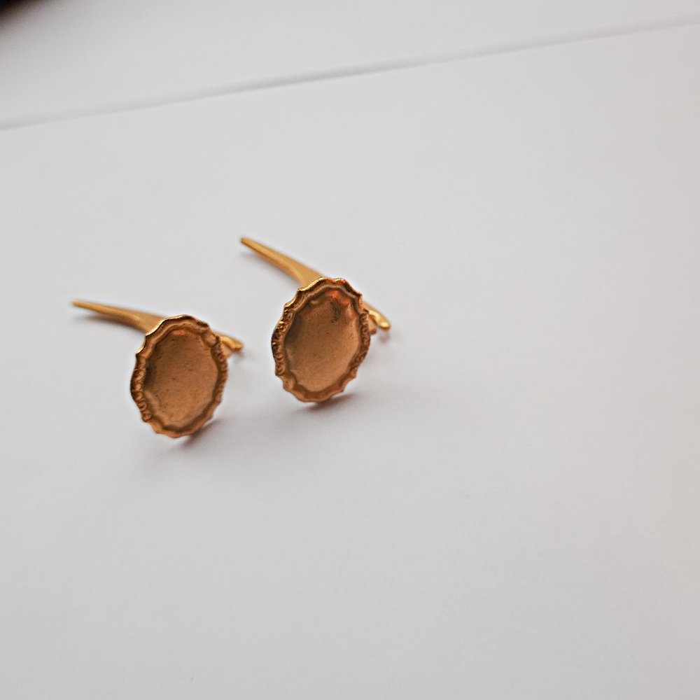 Gold Cufflinks Patent 1904